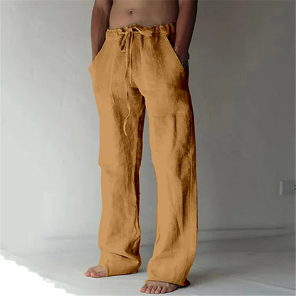 Pantalones de lino  algodón y lino