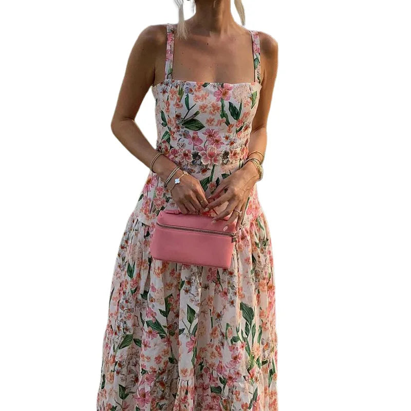 Vestido kayros floral elegante