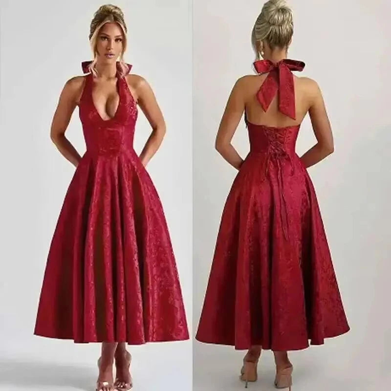 Vestido reina escotado
