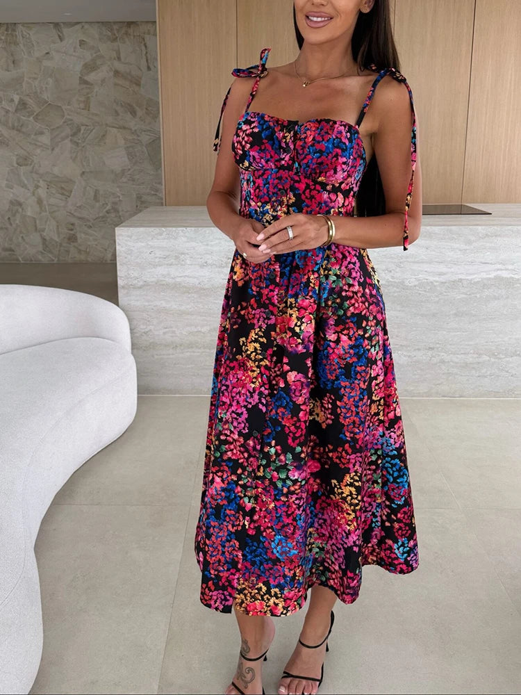 Vestido largo verano capri
