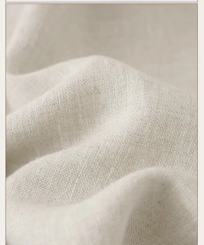 Pantalones de Lino Estilo Chino