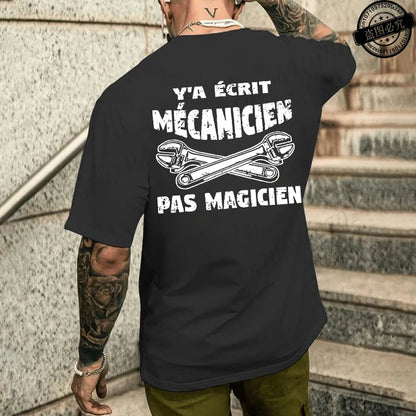 Camiseta de mecánico de verano para hombre