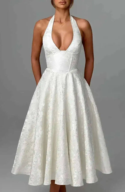 Vestido reina escotado