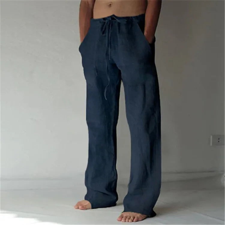 Pantalones de lino  algodón y lino