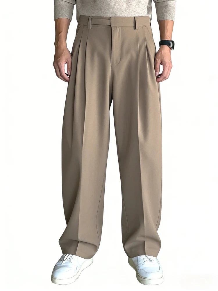 Pantalones Holgados de Corte Recto