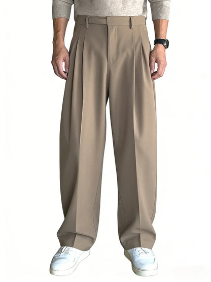 Pantalones Holgados de Corte Recto
