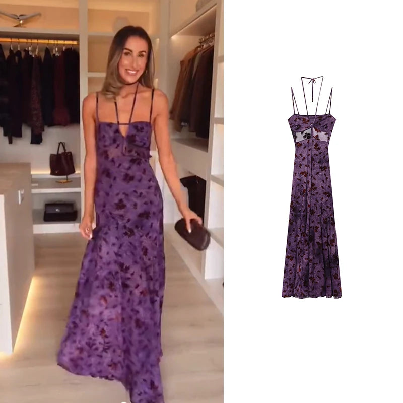 Vestido floral discreto elegante