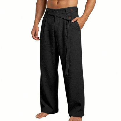 Pantalones Lino, Estilo Italiano Nápoles