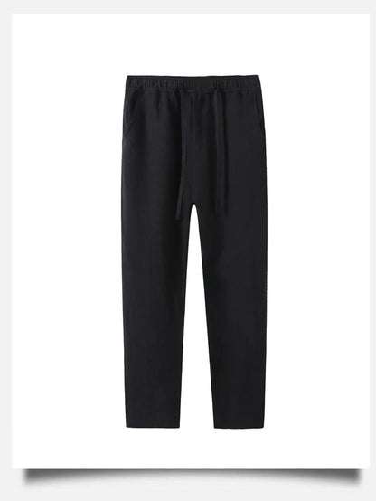 Pantalones casuales de lino  hasta el tobillo