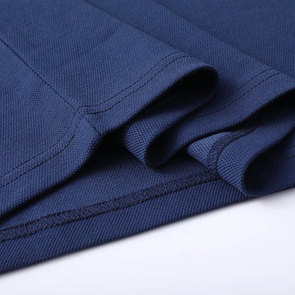Polo de manga larga de algodón de seda