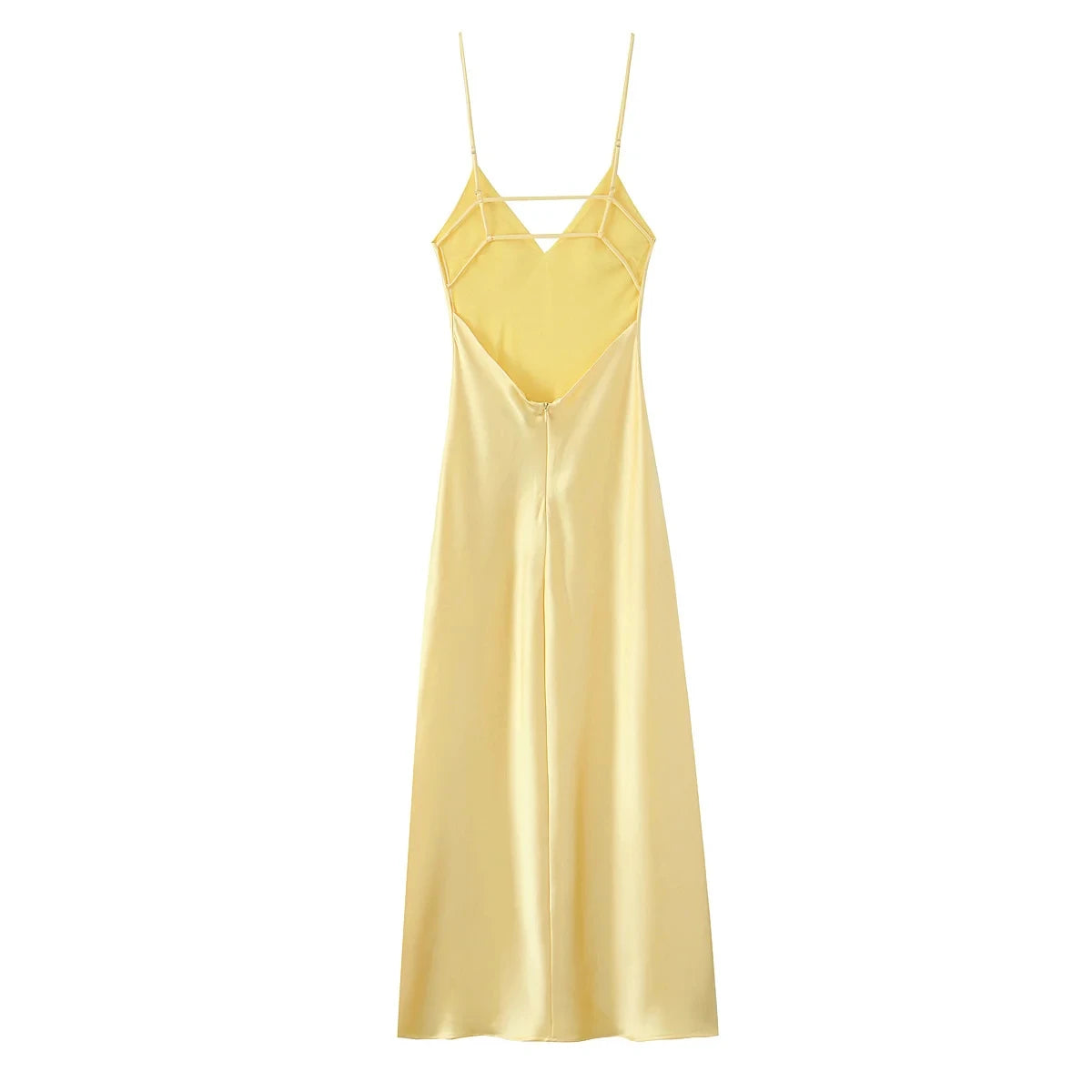 Vestido saten elegante sexy