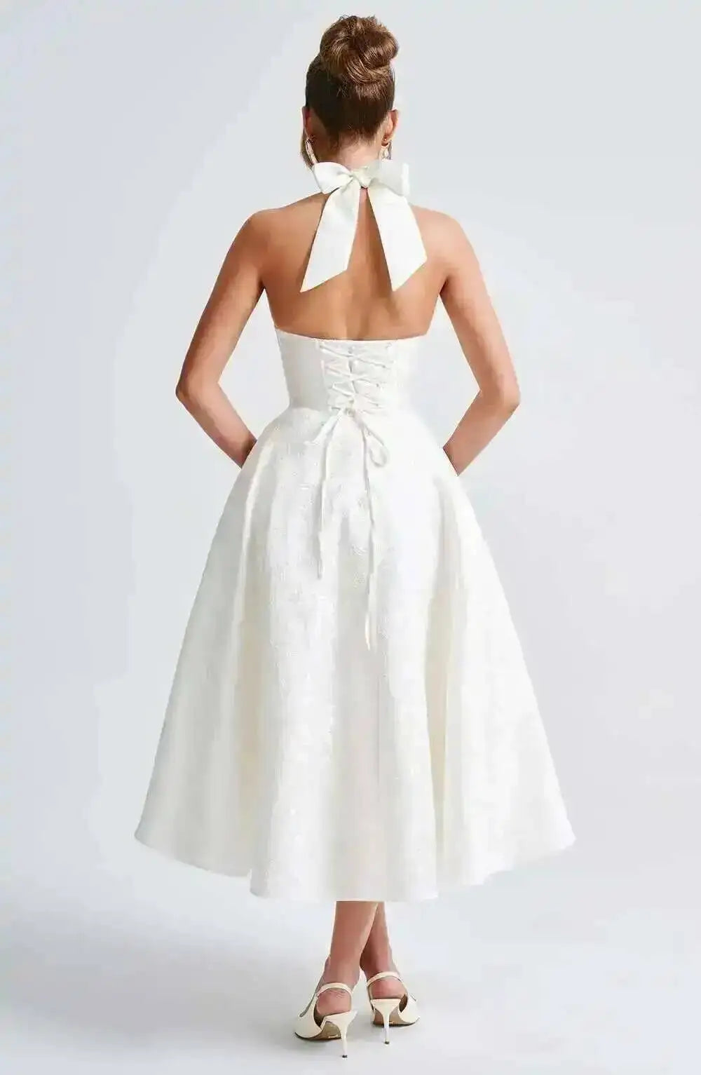 Vestido reina escotado
