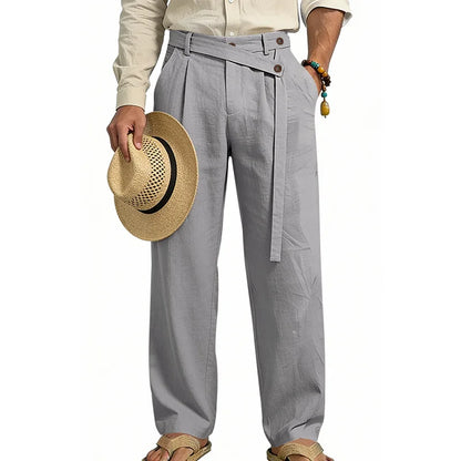 Pantalones Lino, Estilo Italiano Nápoles