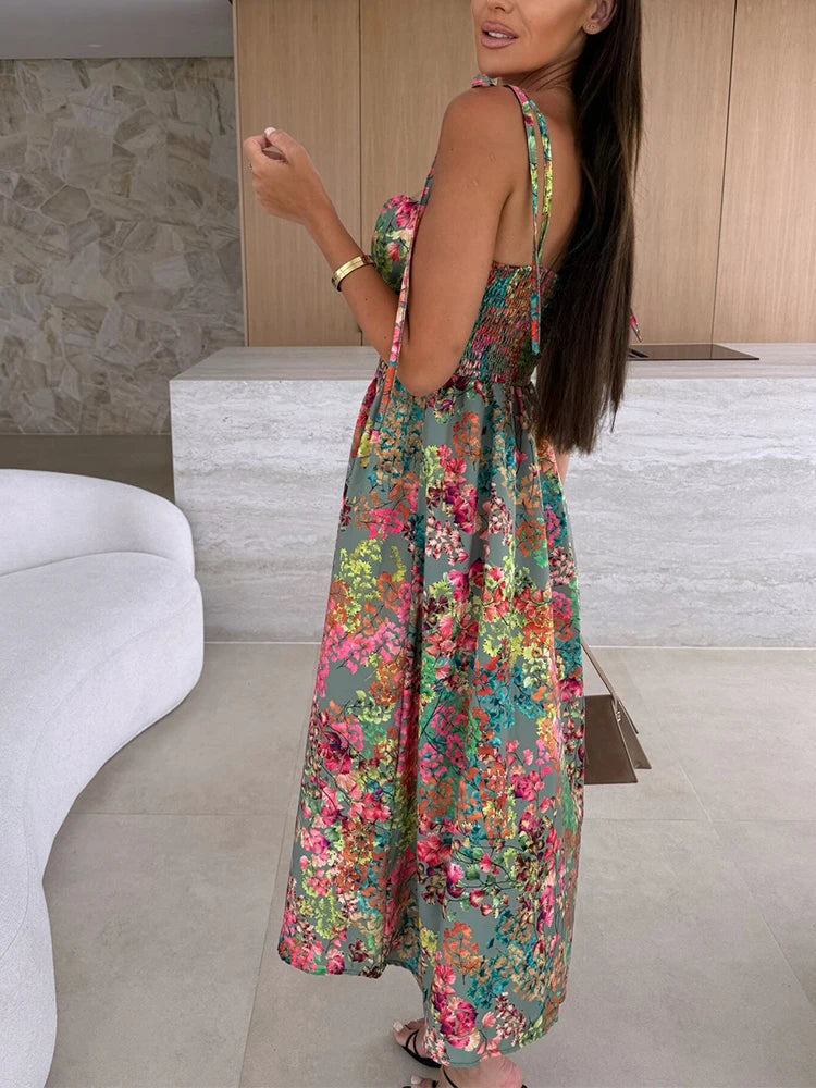 Vestido largo verano capri
