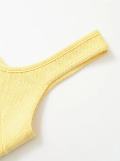 chaleco pequeño top con tirantes