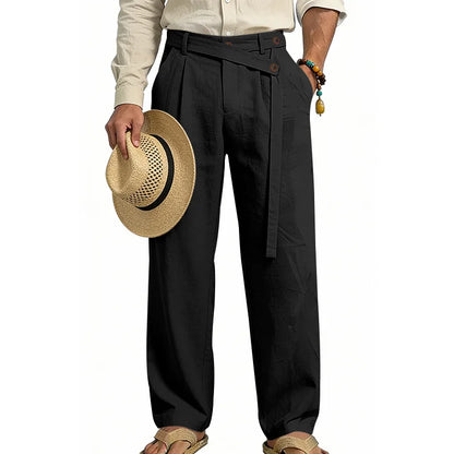 Pantalones Lino, Estilo Italiano Nápoles