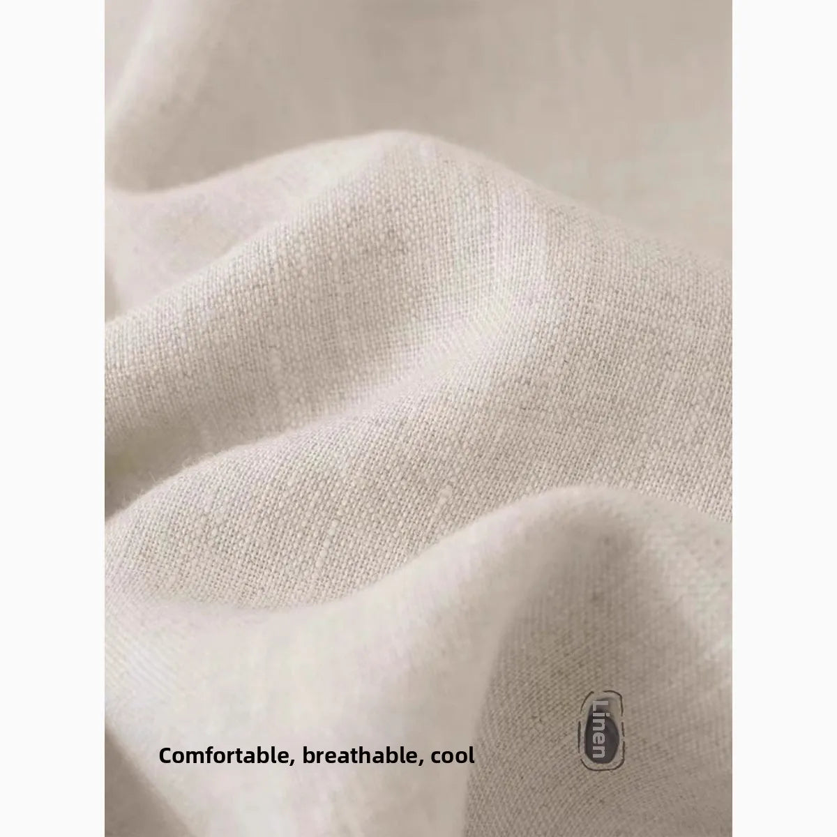 Pantalones de Lino Estilo Chino