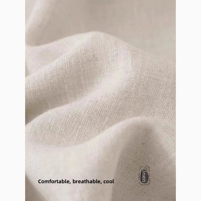 Pantalones de Lino Estilo Chino