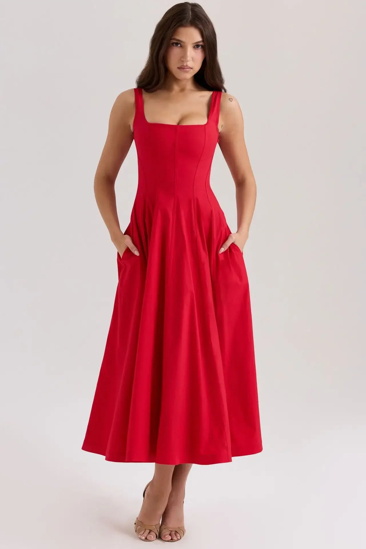 Vestido jardinera princesa