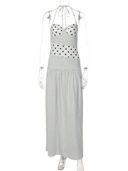 Vestido dulzura elegante lunares