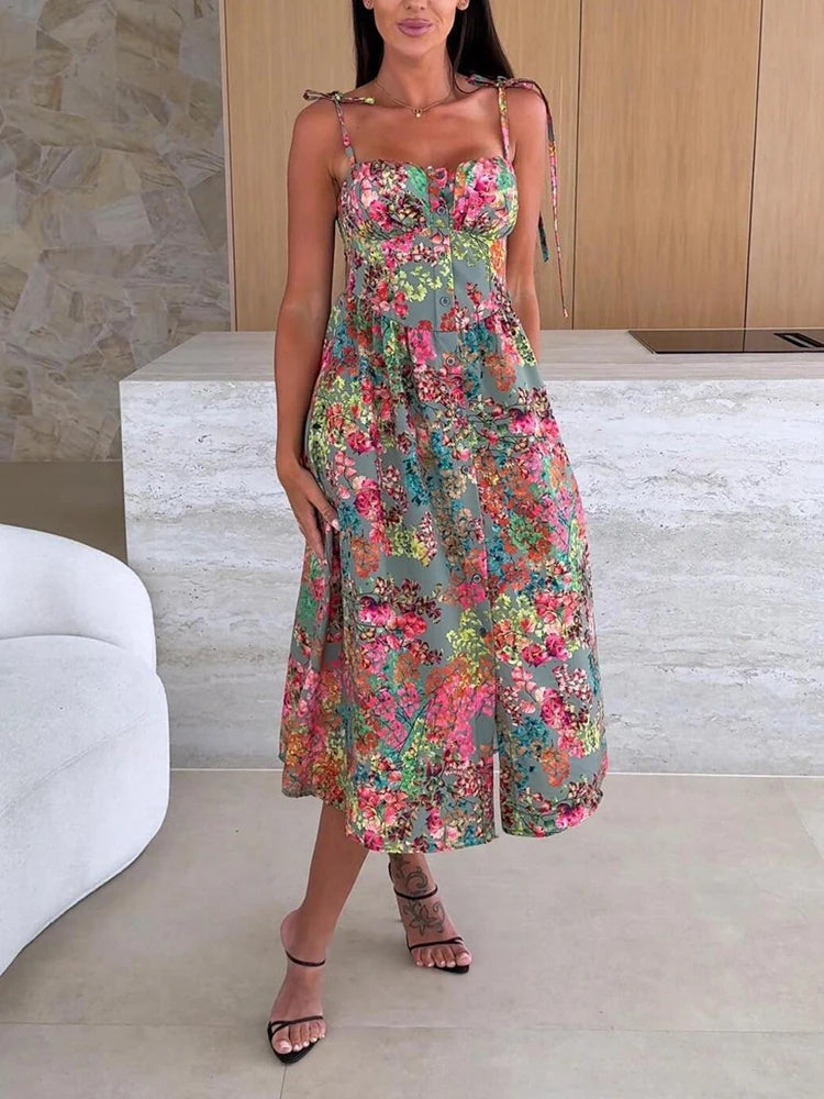 Vestido largo verano capri