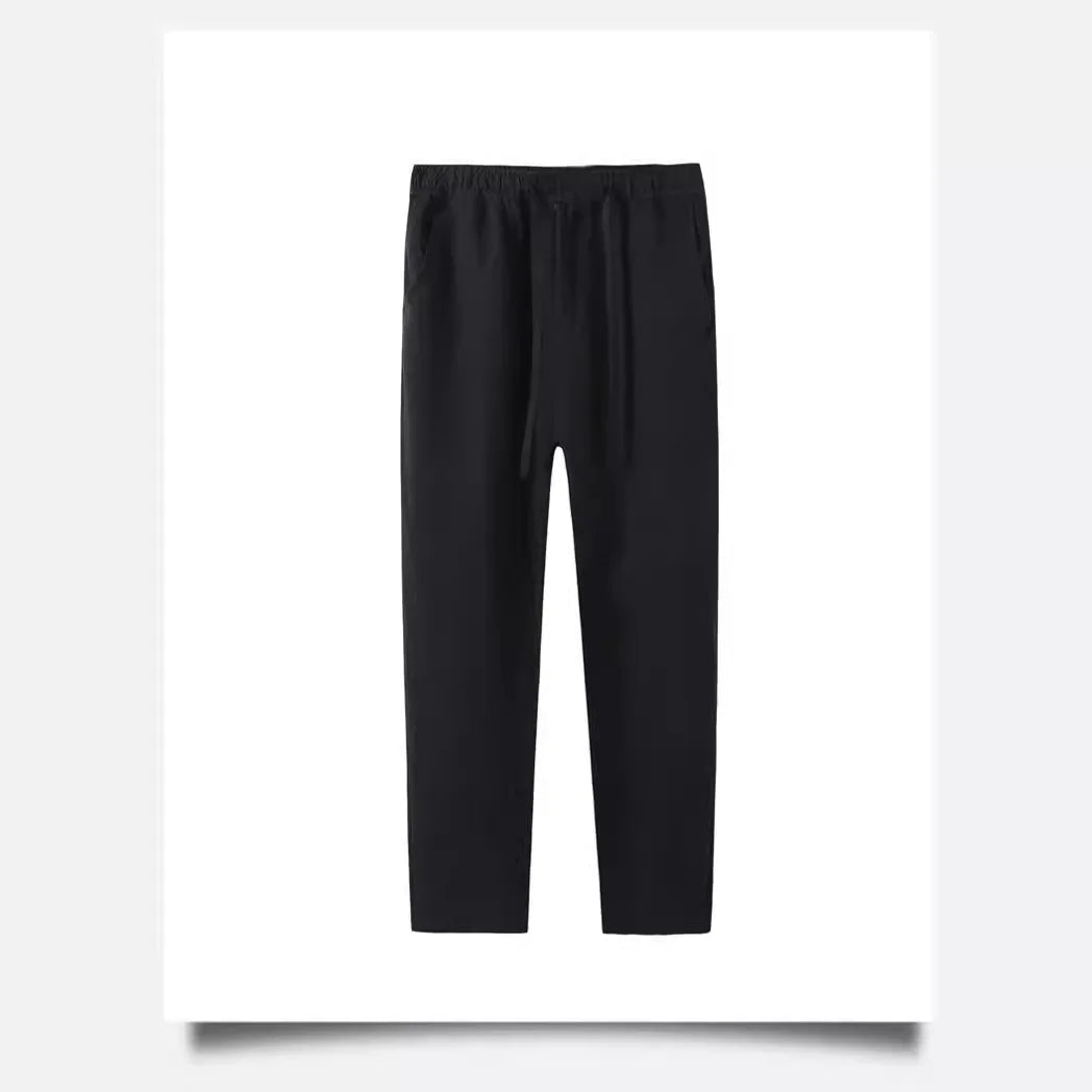 Pantalones casuales de lino  hasta el tobillo