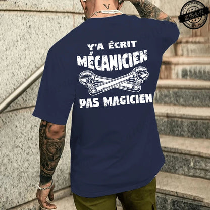Camiseta de mecánico de verano para hombre