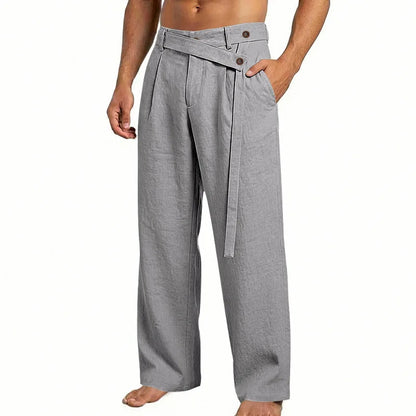 Pantalones Lino, Estilo Italiano Nápoles