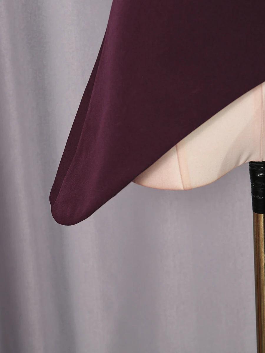 blusa elegante de cintura alta sin mangas con cuello redondo