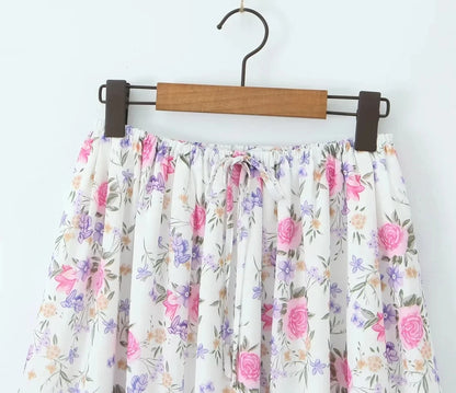 Conjunto de falda de encaje, vestido de verano para mujer, vacaciones en la playa, conjunto Sexy de algodón a juego, trajes de primavera blanco, 2 uds., conjunto femenino 2025