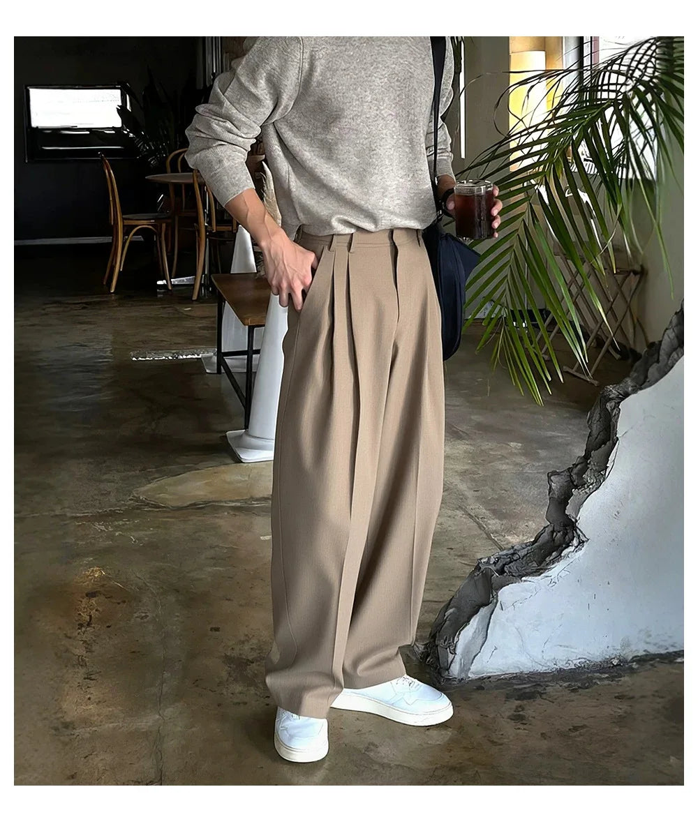 Pantalones Holgados de Corte Recto