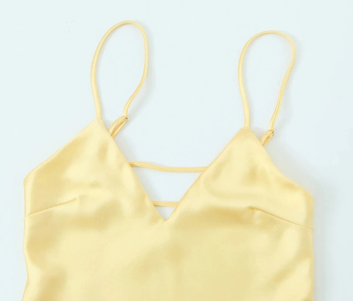 Vestido saten elegante sexy