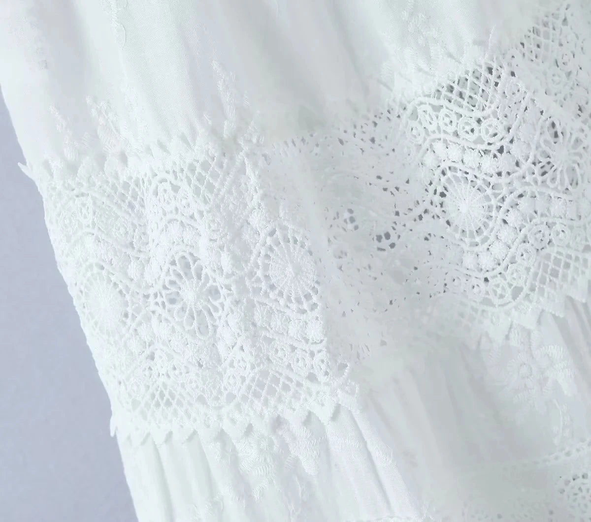 Conjunto de falda de encaje, vestido de verano para mujer, vacaciones en la playa, conjunto Sexy de algodón a juego, trajes de primavera blanco, 2 uds., conjunto femenino 2025