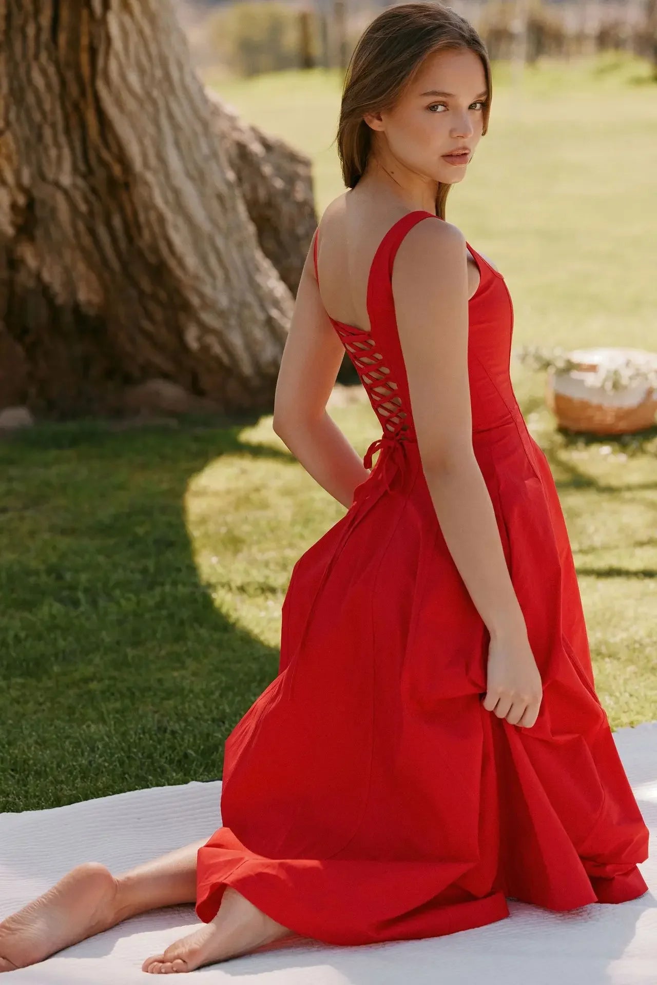 Vestido jardinera princesa