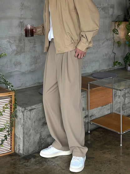 Pantalones Holgados de Corte Recto