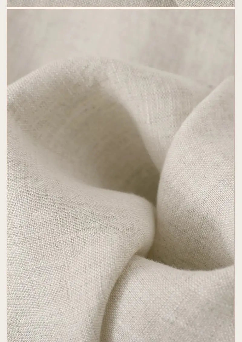 Pantalones de Lino Estilo Chino