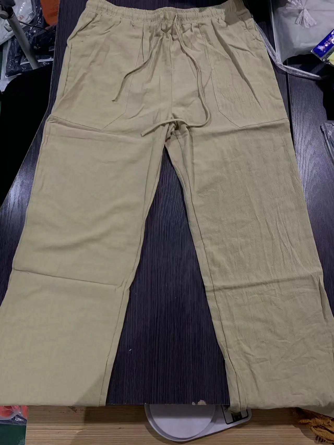 Pantalones de lino  algodón y lino