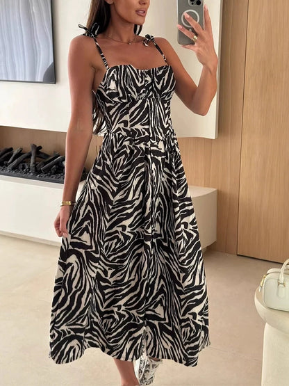 Vestido largo verano capri