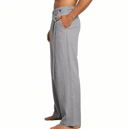 Pantalones Lino, Estilo Italiano Nápoles