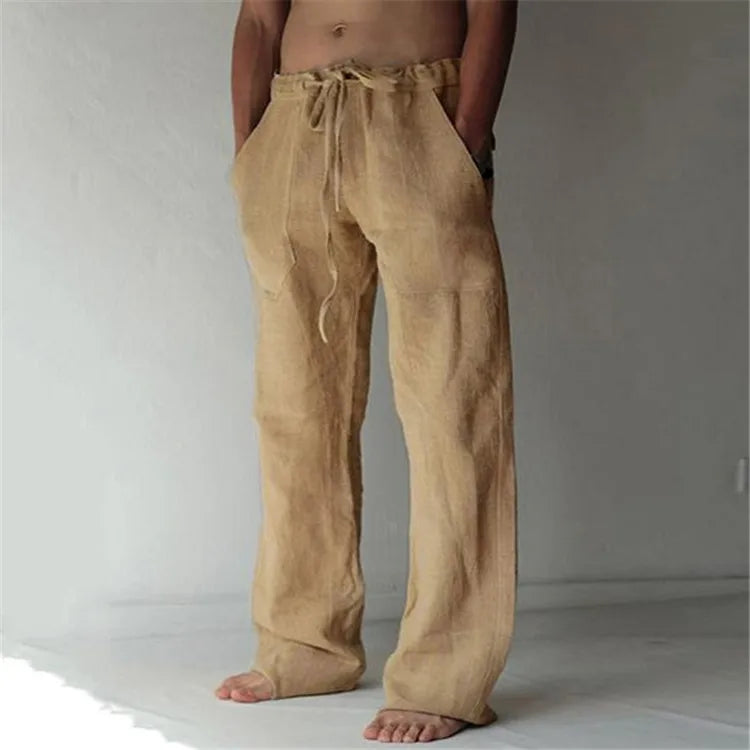 Pantalones de lino  algodón y lino