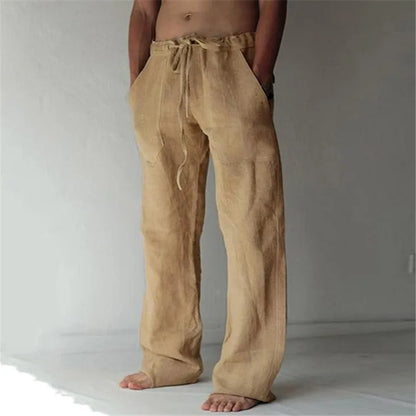 Pantalones de lino  algodón y lino