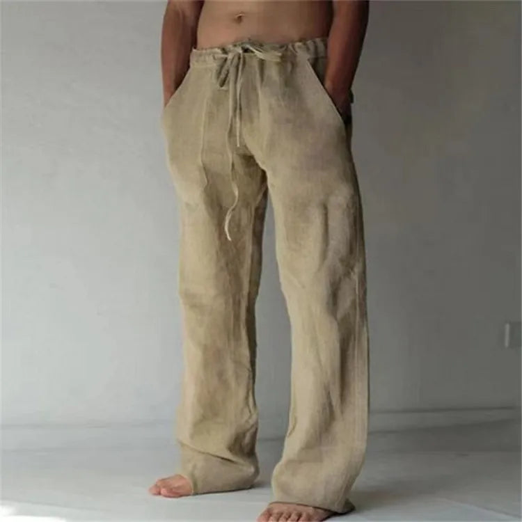 Pantalones de lino  algodón y lino