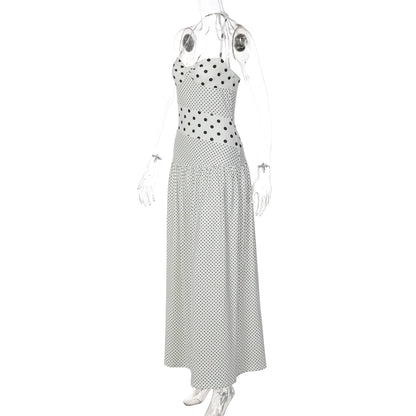 Vestido dulzura elegante lunares