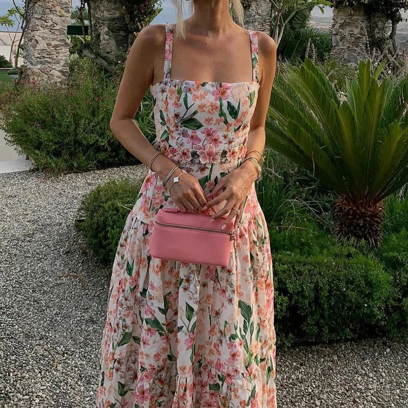 Vestido kayros floral elegante