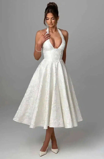 Vestido reina escotado